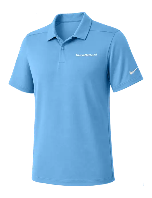 Nike Light Blue Dry Essential Solid Polo w/DuraBrite Logo