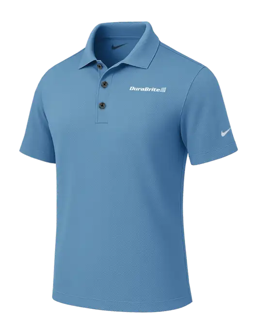 Nike Light Blue Tech Basic Dri-FIT Polo
 w/DuraBrite Logo