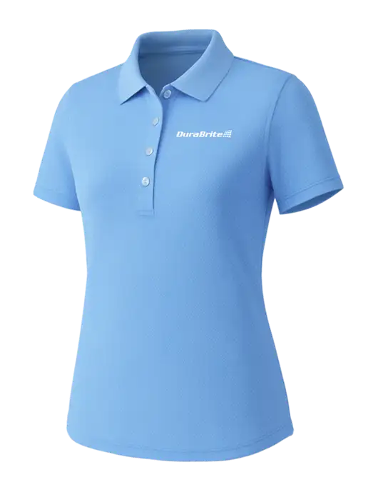 Callaway Womens Core Light Blue Performance Polo w/DuraBrite Logo
