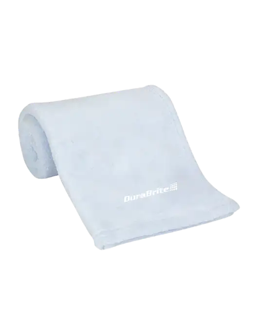 Blue Alpine Fleece Mink Touch Luxury Baby Blanket  w/DuraBrite Logo